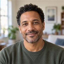 AI-generated fictional portrait for Alex T.